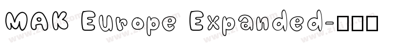 MAK Europe Expanded字体转换